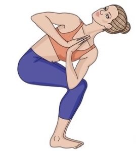 gedraaide stoel, yoga, Wijk bij Duurstede